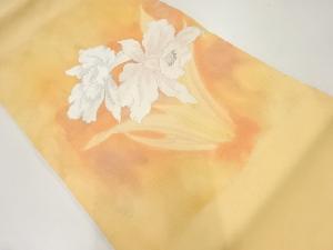 蘭模様織出し名古屋帯